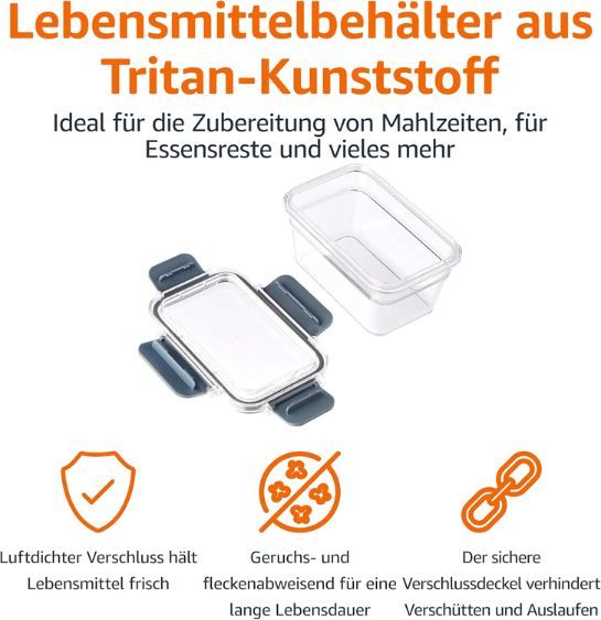 🍱 Amazon Basics Aufbewahrungsbehälter Set, 22-tlg. für 19,15€ (statt 24€) 🍱 Amazon Basics Aufbewahrungsbehälter Set, 22 tlg. für 19,15€ (statt 24€)