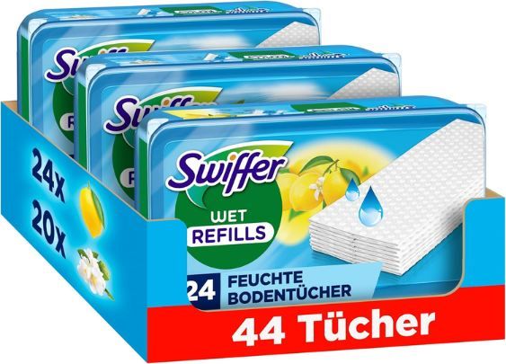 🧽 44er Pack Swiffer Wet Bodenwischer Nachfüller ab 11,39€ (statt 18€) 🧽 44er Pack Swiffer Wet Bodenwischer Nachfüller ab 11,39€ (statt 18€)