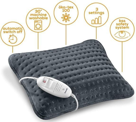 🛋️ Beurer HK 48 Cosy Sofa Heizkissen, 40x30cm für 29,99€ (statt 36€)