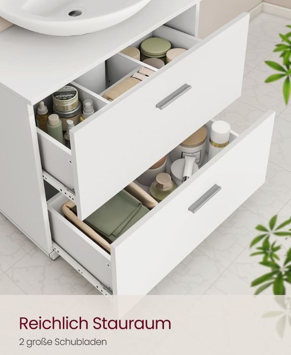🛁 Vasagle Custos Waschbeckenunterschrank mit Schubladen für 37,99€ (statt 50€) 🛁 Vasagle Custos Waschbeckenunterschrank mit Schubladen für 37,99€ (statt 50€)