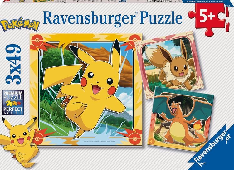 🧩 Ravensburger Pokémon Puzzle mit 3 x 49 Teile für 7,19€ (statt 13€) 🧩 Ravensburger Pokémon Puzzle mit 3 x 49 Teile für 7,19€ (statt 13€)