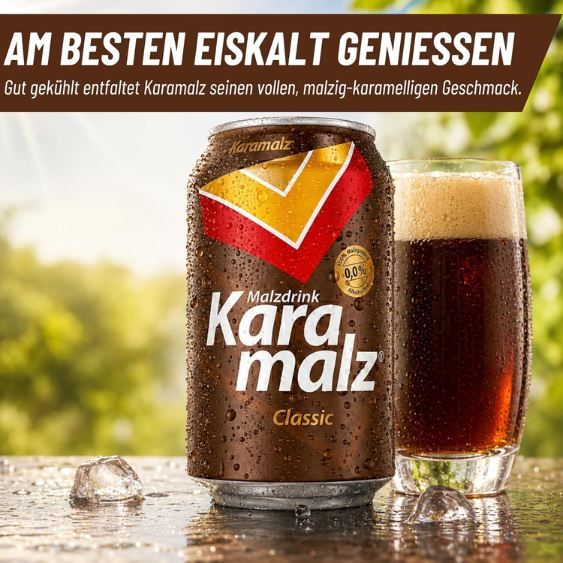 🍺 18er Pack Karamalz Classic Malztrunk, 0,33L Dosen ab 10€ (statt 18€) - 0,56€ pro Dose 🍺 18er Pack Karamalz Classic Malztrunk, 0,33L Dosen ab 10€ (statt 18€) 0,56€ pro Dose