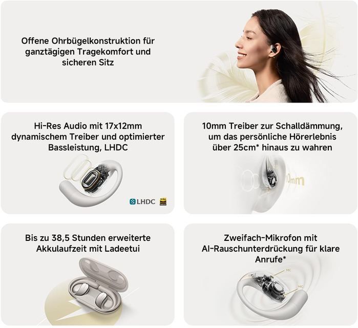 🎧 Xiaomi OpenWear Stereo Bluetooth Open Ear Kopfhörer für 55,50€ (statt 80€) 🎧 Xiaomi OpenWear Stereo Bluetooth Open Ear Kopfhörer für 55,50€ (statt 80€)