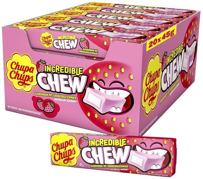 🍓 20er Pack Chupa Chups Incredible Chew Erdbeere ab 15,98€ (statt 23€) 🍓 20er Pack Chupa Chups Incredible Chew Erdbeere ab 15,98€ (statt 23€)