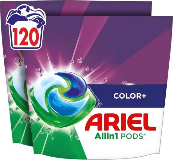 🧼 120er Pack Ariel Pods Color+ Waschmittel für 26,99€ (statt 40€)