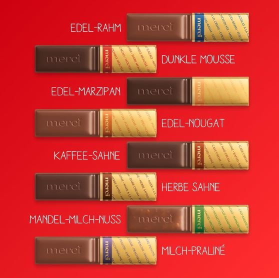 1,6kg 🍫 4 x 400g Merci Finest Selection Große Vielfalt Pralinen für 23,77€ (statt 34€) 1,6kg 🍫 4 x 400g Merci Finest Selection Große Vielfalt Pralinen für 23,77€ (statt 34€)