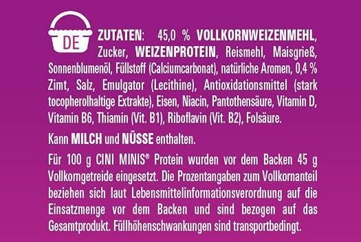 🥣 Nestle Cini Minis Protein, Zimt Cerealien, 340g ab 2,37€ (statt 4€) 🥣 Nestle Cini Minis Protein, Zimt Cerealien, 340g ab 2,37€ (statt 4€)