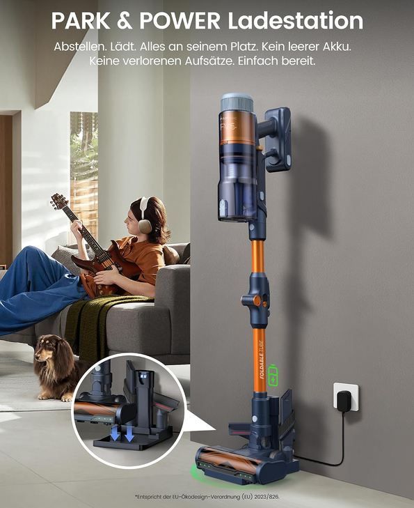 🧹 Famivac FV5 Akku Staubsauger mit Ladestation & Knickrohr für 129,99€ (statt 160€)