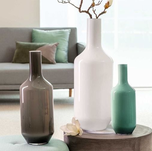 🏺 Leonardo Milano Blumenvase aus grau gefärbtem Glas für 27,68€ (statt 37€)