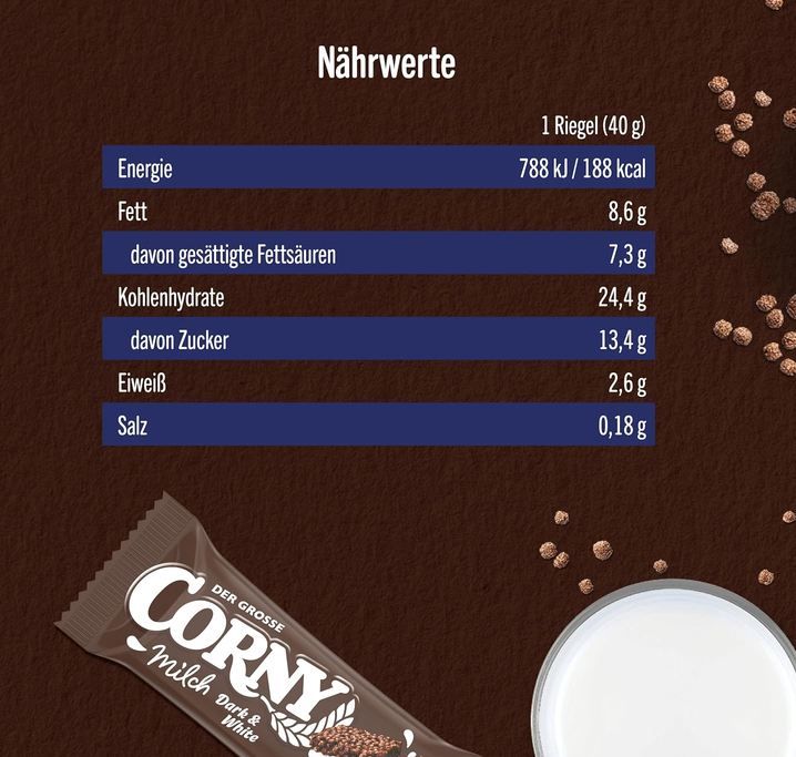 🍫 24er Pack Corny Milch Dark & White Müsliriegel ab 12,53€ (statt 18€) 🍫 24er Pack Corny Milch Dark & White Müsliriegel ab 12,53€ (statt 18€)