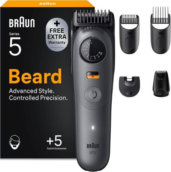 🪒 Braun BT5525 Series 5 Barttrimmer für 49,99€ (statt 66€) 🪒 Braun BT5525 Series 5 Barttrimmer für 49,99€ (statt 66€)