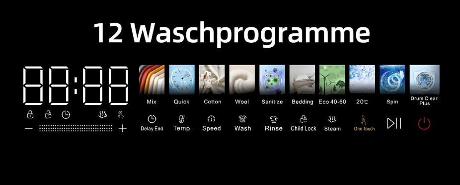 🫧 CHiQ CW086581AX Waschmaschine mit 8kg für 322,99€ (statt 395€) 🫧 CHiQ CW086581AX Waschmaschine mit 8kg für 322,99€ (statt 395€)