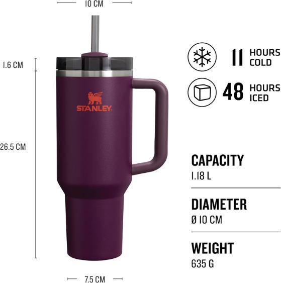 🥤 Stanley 1913 Quencher H2.0 FlowState Trinkbecher, 1,18L für 35€ (statt 45€) 🥤 Stanley 1913 Quencher H2.0 FlowState Trinkbecher, 1,18L für 35€ (statt 45€)