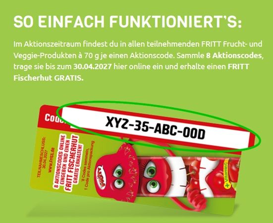 😋 FRITT Fischerhut gratis nach Hause holen