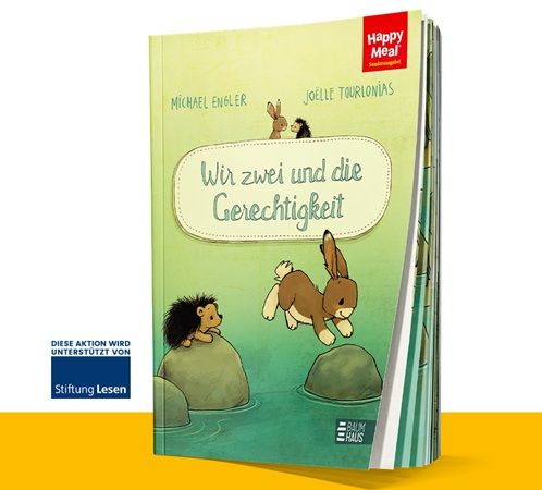 🦔🐇 Neues Spendenbuch zum Happy Meal: Wir zwei und die Gerechtigkeit