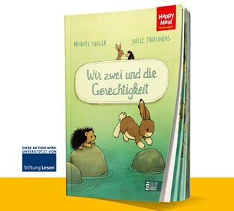 🦔🐇 Neues Spendenbuch zum Happy Meal: Wir zwei und die Gerechtigkeit