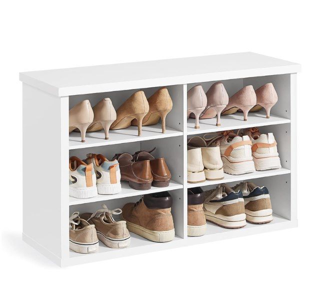 👟 VASAGLE Sitzbank mit Stauraum & 6 Fächer für 29,99€ (statt 40€)
