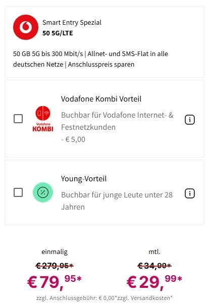 🫰 100€ Gewinn 📱 Google Pixel 11 für 79,95€ + 50GB Vodafone 5G für 29,99€ mtl + 120€ Bonus 🫰 100€ Gewinn 📱 Google Pixel 11 für 79,95€ + 50GB Vodafone 5G für 29,99€ mtl + 120€ Bonus