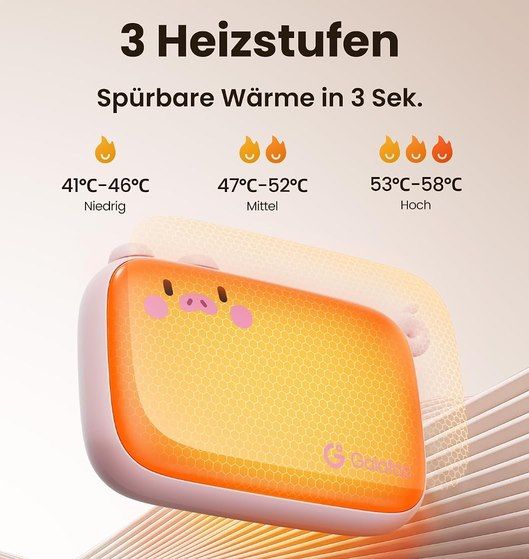 🥶 2x Gaiatop Handwärmer wiederaufladbar als Schwein für 10,99€ (statt 14€) 🥶 2x Gaiatop Handwärmer wiederaufladbar als Schwein für 10,99€ (statt 14€)