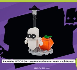 👻 Gratis Geisterszene-Bauset in LEGO Stores am 28. & 29.10.