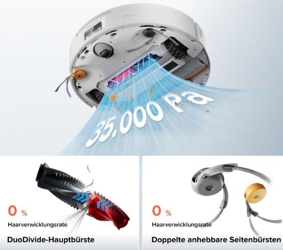 💦 roborock Qrevo Edge 2 Flow Saugroboter mit Wischwalze +1L Reiniger für 699,99€ (statt 769€)