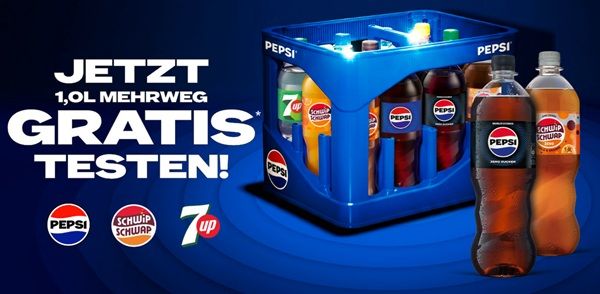 🥃 Pepsi, Schwip Schwap oder 7UP gratis ausprobieren 🥃 Pepsi, Schwip Schwap oder 7UP gratis ausprobieren