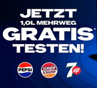🥃 Pepsi, Schwip Schwap oder 7UP gratis ausprobieren