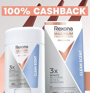 👫 Rexona Maximum Protection Deocreme gratis ausprobieren – ab 19.10.