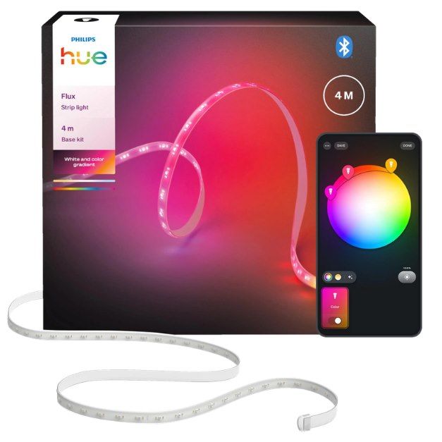 🌈 PHILIPS Hue Flux Striplight, 4m & RGBWWIC ab39€ (statt 63€)