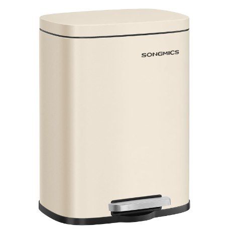 🗑️ SONGMICS Mülleimer 12L aus Stahl mit Inneneimer & Softclose für 19,99€ (statt 30€)