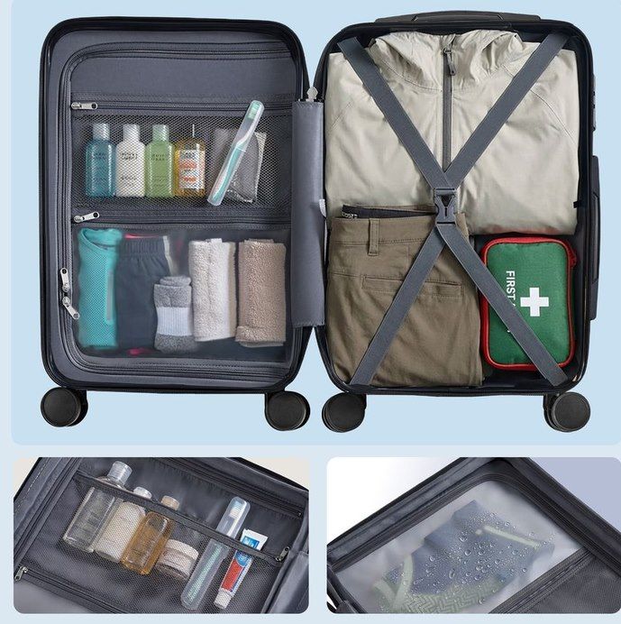 🧳 SONGMICS Hartschalenkoffer (110L) mit TSA Schloss und Koffergurt für 38,99€ (statt 52€)