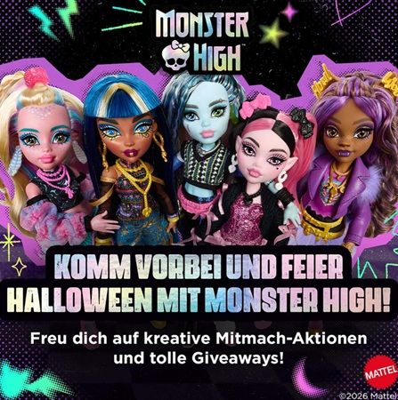 👹 Monster High Event in einigen Smyths Toys Stores 👹 Monster High Event in einigen Smyths Toys Stores
