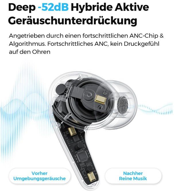 🎶 SoundPEATS C30 Noise Cancelling InEar Kopfhörer für 25,49€ (statt 32€) 🎶 SoundPEATS C30 Noise Cancelling InEar Kopfhörer für 25,49€ (statt 32€)
