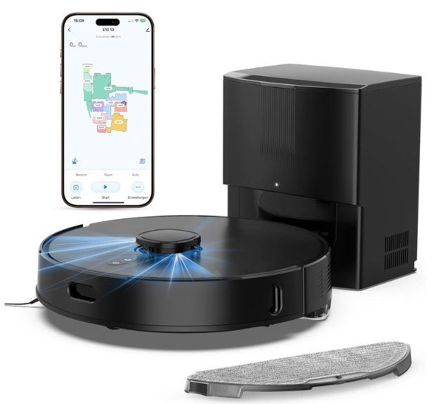 🧹 BOTLUXE E10+ LiDAR Saugroboter mit Station & Wischfunktion für 126,74€ (statt 159€)