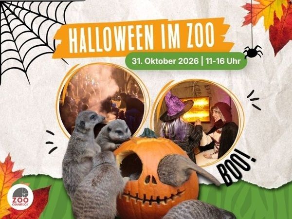 🥸 Kostenloser Eintritt für kostümierte Kinder zu Halloween in den Zoo Osnabrück 🥸 Kostenloser Eintritt für kostümierte Kinder zu Halloween in den Zoo Osnabrück