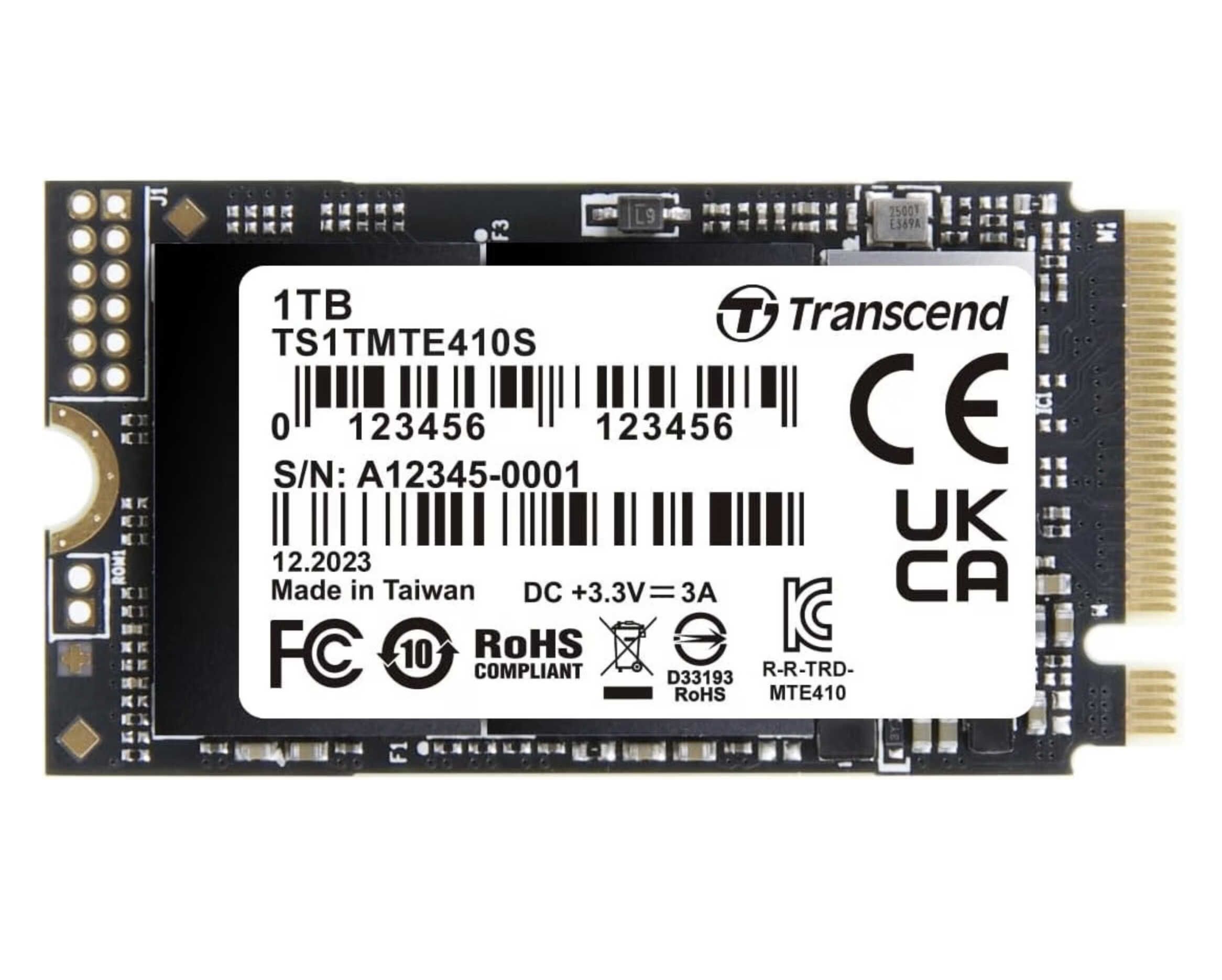 Transcend MTE410S 1TB NVMe M.2 SSD für 119,99€ statt 235€ Transcend MTE410S 1TB NVMe M.2 SSD für 119,99€ statt 235€