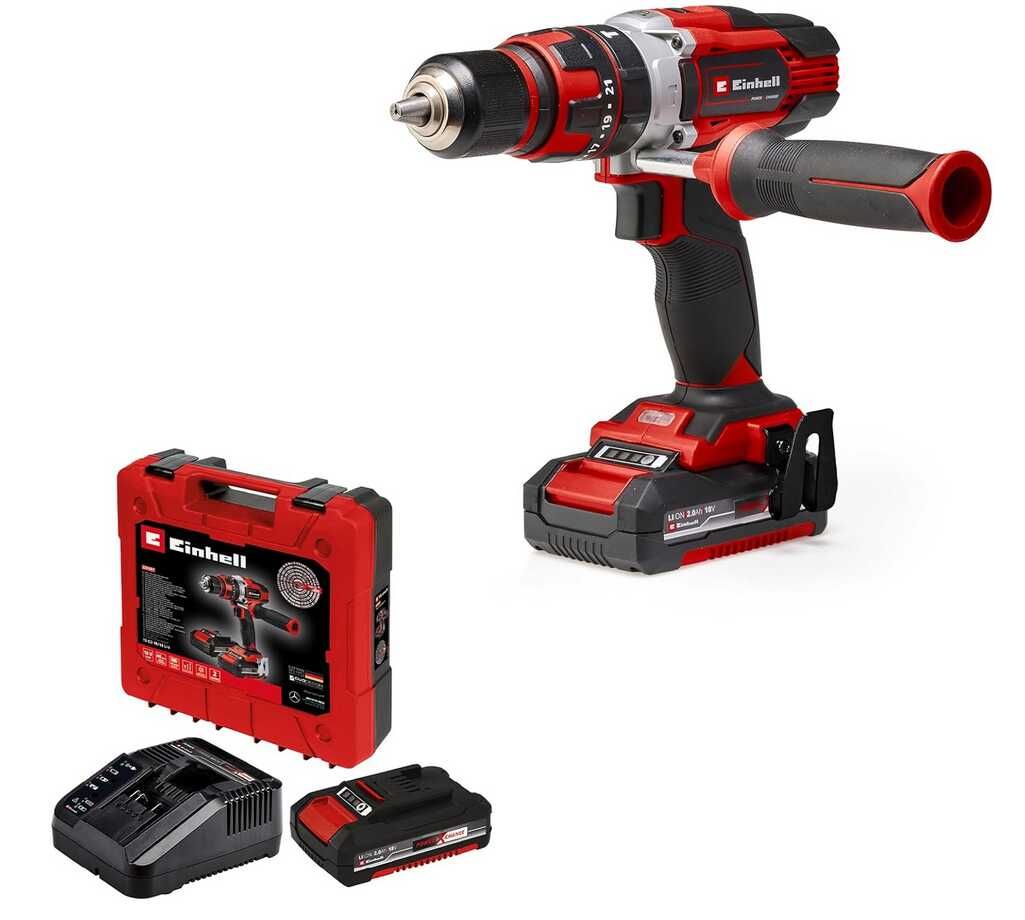 Einhell Akku-Schlagbohrschrauber TE-CD 18/48 Li-i Kit Power - 74,99€ statt 93,59€ Einhell Akku Schlagbohrschrauber TE CD 18/48 Li i Kit Power 74,99€ statt 93,59€