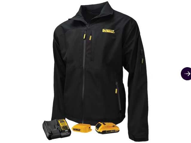 DeWalt Softshell-Heizjacke mit Ladegerät und Akku 115,90€ statt 203,31€ DeWalt Softshell Heizjacke mit Ladegerät und Akku 115,90€ statt 203,31€