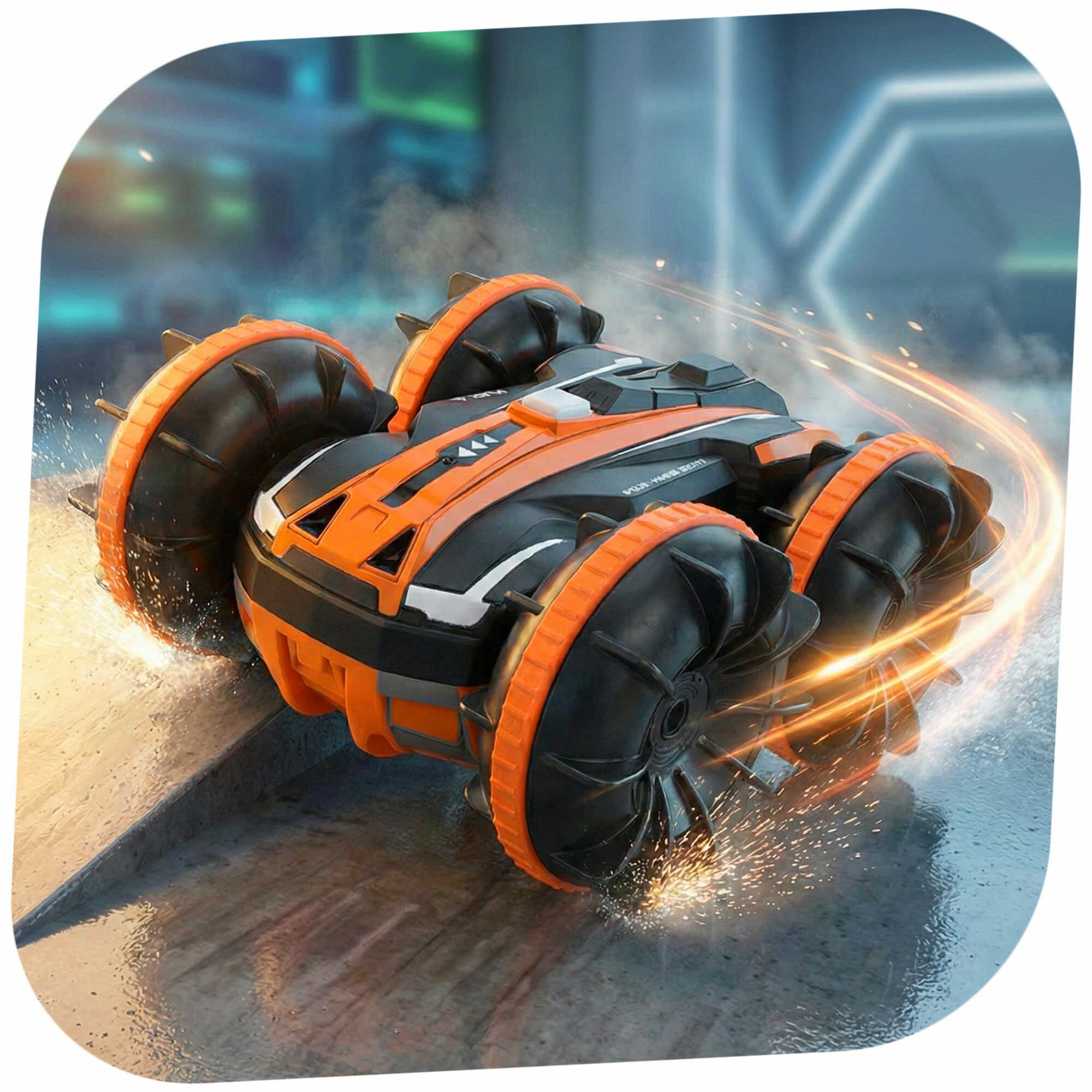 RC 4WD Stunt Fahrzeug mit 360° Action, Musik & Fernsteuerung für 12,89€ statt 16,89€