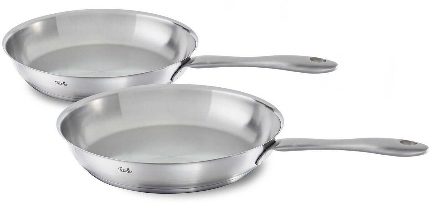 Fissler Catania 2-teiliges Pfannen-Set | Edelstahl | Ø 24 und 28 cm Fissler Catania 2 teiliges Pfannen Set | Edelstahl | Ø 24 und 28 cm