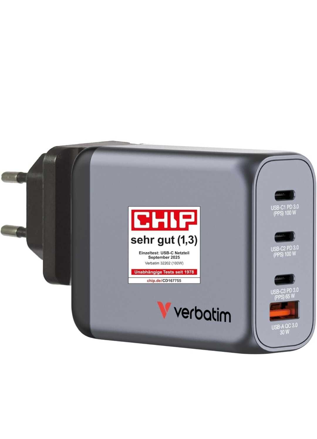 Verbatim GaN Charger 100 W, Verbatim GaN Charger 100 W,
