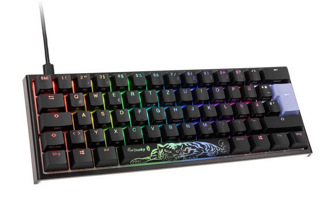 Ducky One 2 Pro Mini Gaming Tastatur   Cherry Red   51,49€ statt 113,20€