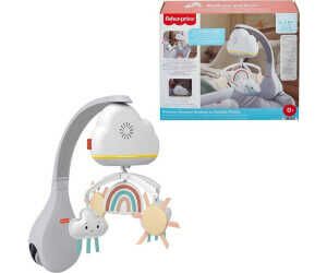 Fisher Price HBP40   Regenbogen Mobile für Babybett, Tisch Spieluhr und für Babys für 25,99€ PVG 28,96€