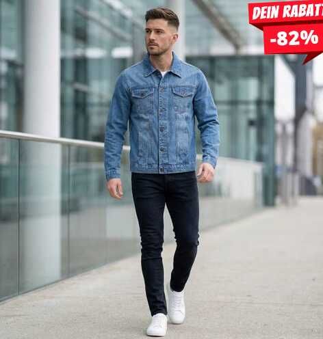 Brave Soul Fielding Jeansjacke (S bis 2XL // 100% Baumwolle) Brave Soul Fielding Jeansjacke (S bis 2XL // 100% Baumwolle)