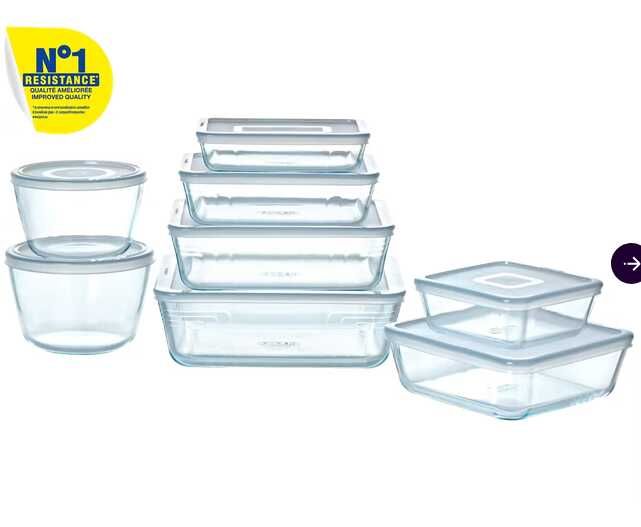 Pyrex Cook & Freeze Glasgefäß-Set 8-teilig 48,90€ statt 69,90€ Pyrex Cook & Freeze Glasgefäß Set 8 teilig 48,90€ statt 69,90€