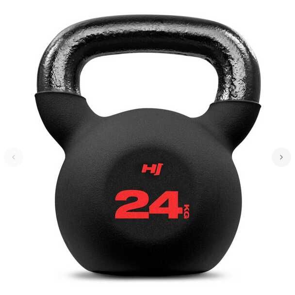 Kettlebell 24kg, Gusseisen mit Neoprenüberzug 52,70€ statt 65,88€