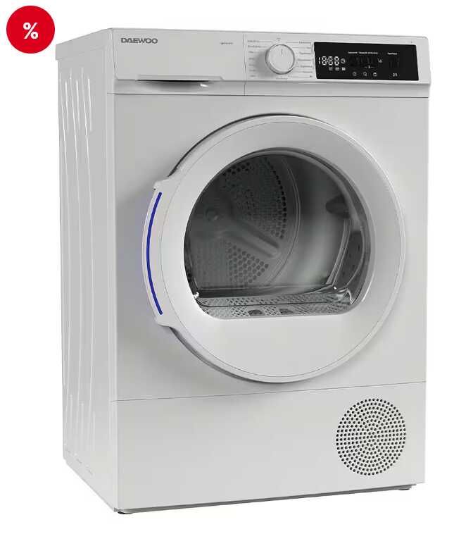 DAEWOO Wärmepumpentrockner TD-BR7GP0WD0-DE - 323,99€ statt 386,99€ DAEWOO Wärmepumpentrockner TD BR7GP0WD0 DE 323,99€ statt 386,99€