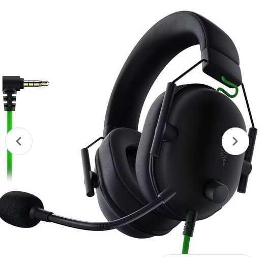 Razer BlackShark V2 X – Gaming-Headset mit geschlossener Over-Ear-Konstruktion und virtuellem 7.1-Surround-Sound. Klarer Fokus auf Immersion Razer BlackShark V2 X – Gaming Headset mit geschlossener Over Ear Konstruktion und virtuellem 7.1 Surround Sound. Klarer Fokus auf Immersion