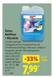 Sonax Antifrost + Klarsicht bei Lidl ab 27/10/25