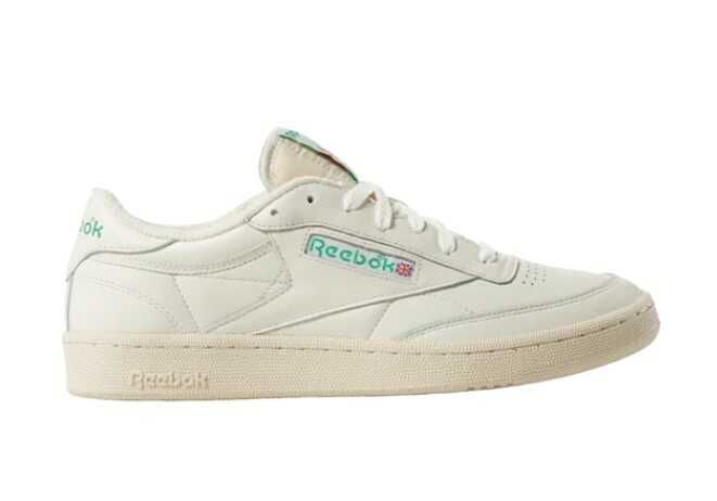 Reebok Club C 85 Chalk/Paperwhite/Glen Green Größe 35 Reebok Club C 85 Chalk/Paperwhite/Glen Green Größe 35